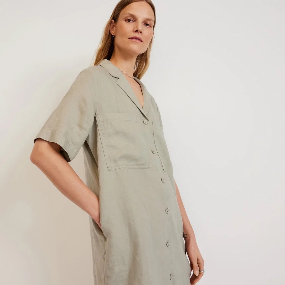 Everlane Workwear Linen Dress